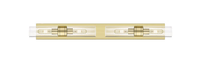 Downtown Urban Linear Bath Vanity Cast Brass