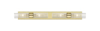 Downtown Urban Linear Bath Vanity Cast Brass