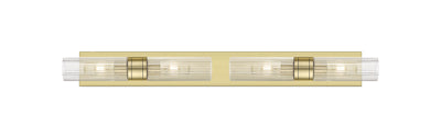 Downtown Urban Linear Bath Vanity Cast Brass