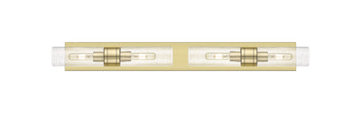 Downtown Urban Linear Bath Vanity Cast Brass