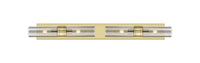 Downtown Urban Linear Bath Vanity Cast Brass