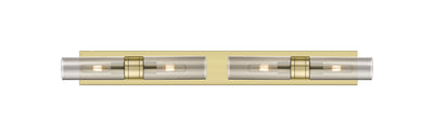 Downtown Urban Linear Bath Vanity Cast Brass