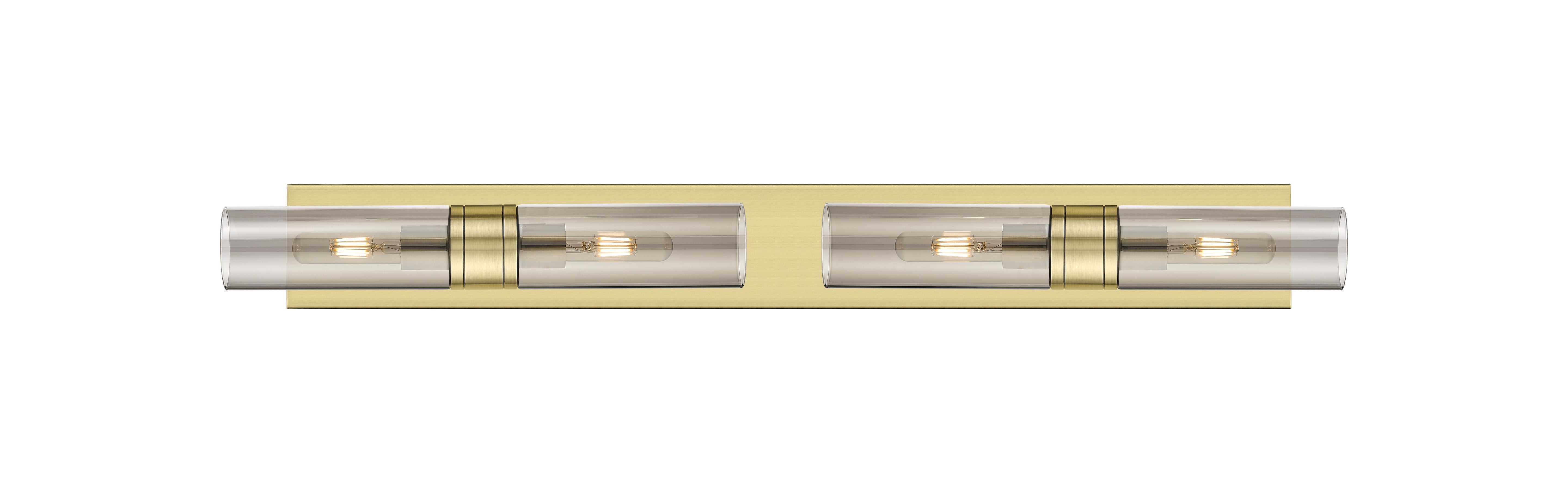Downtown Urban Linear Bath Vanity Cast Brass