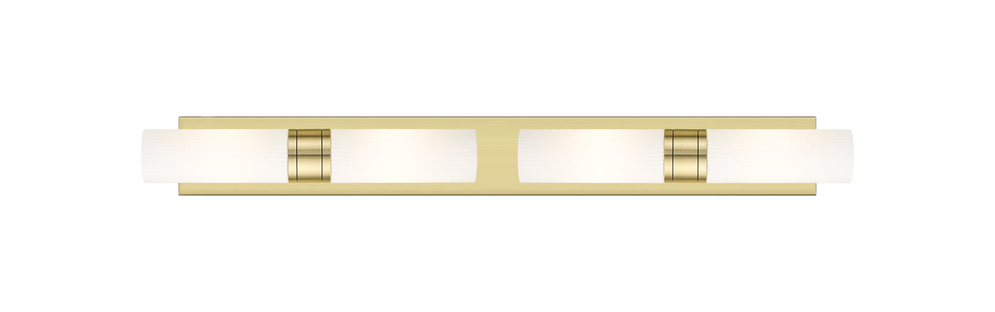 Downtown Urban Linear Bath Vanity Cast Brass