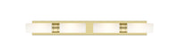 Downtown Urban Linear Bath Vanity Cast Brass