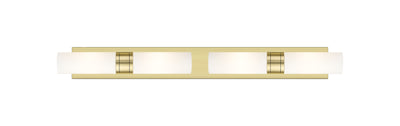 Downtown Urban Linear Bath Vanity Cast Brass