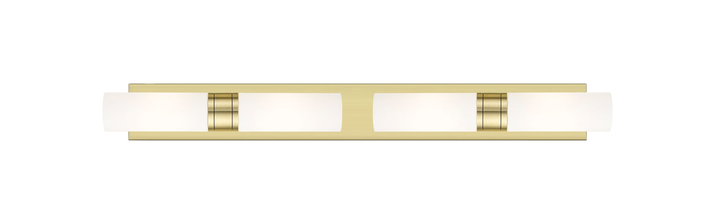 Downtown Urban Linear Bath Vanity Cast Brass