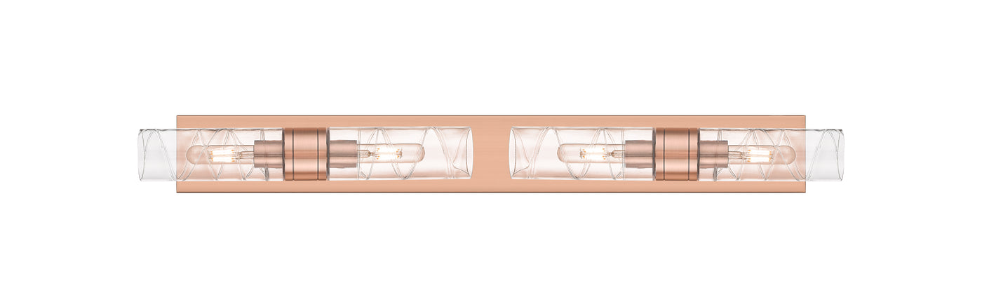 Downtown Urban Linear Bath Vanity Cast Brass