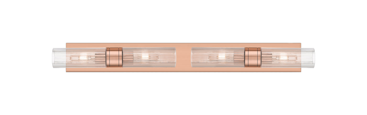 Downtown Urban Linear Bath Vanity Cast Brass