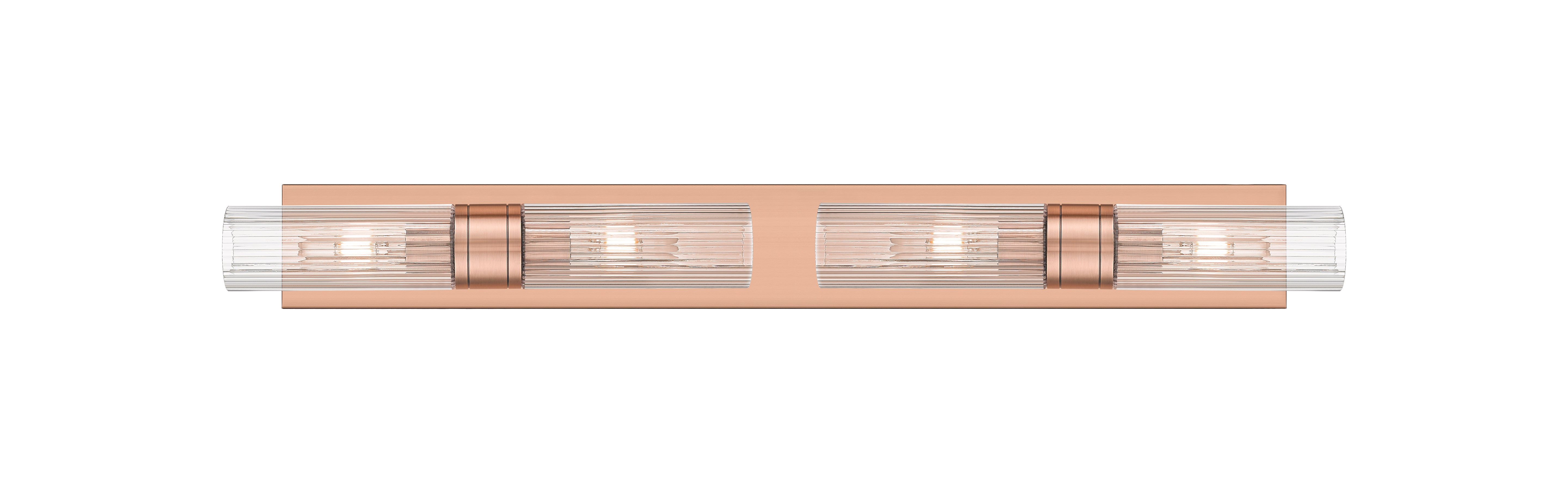 Downtown Urban Linear Bath Vanity Cast Brass