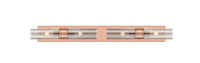 Downtown Urban Linear Bath Vanity Cast Brass