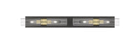 Downtown Urban Linear Bath Vanity Cast Brass