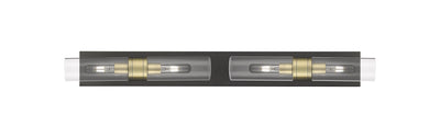 Downtown Urban Linear Bath Vanity Cast Brass