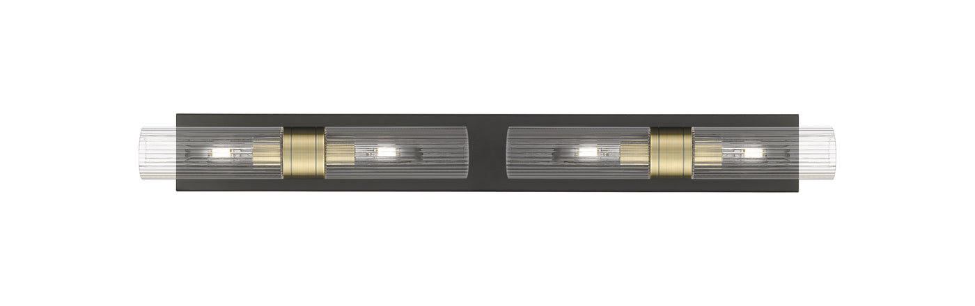 Downtown Urban Linear Bath Vanity Cast Brass