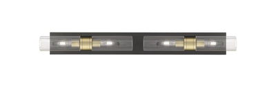 Downtown Urban Linear Bath Vanity Cast Brass