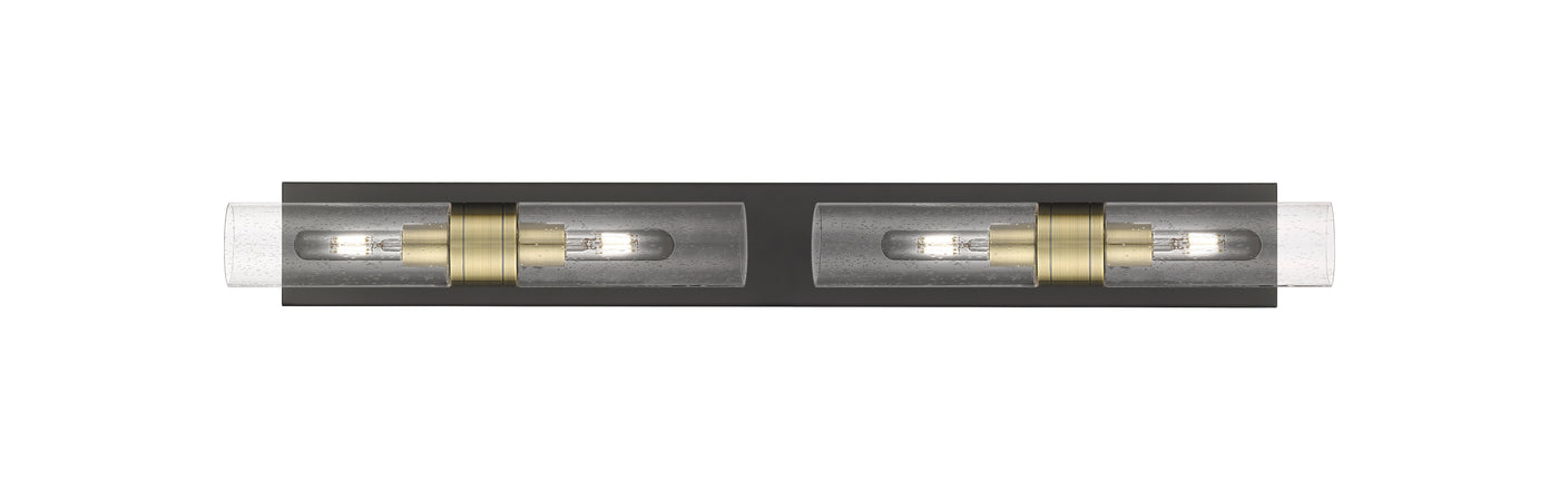 Downtown Urban Linear Bath Vanity Cast Brass