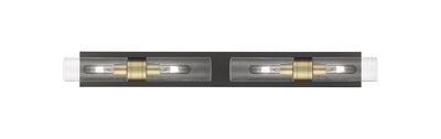 Downtown Urban Linear Bath Vanity Cast Brass