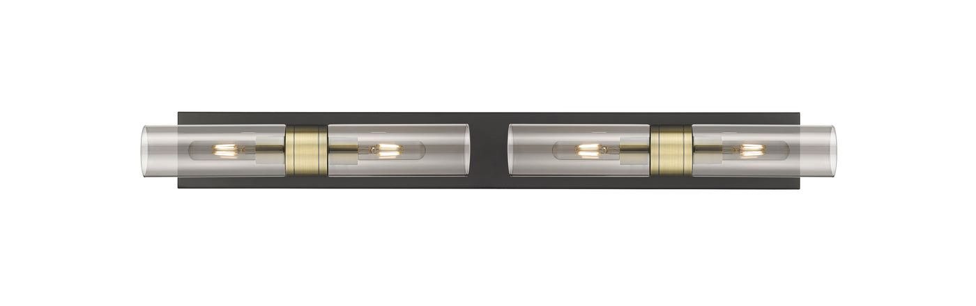 Downtown Urban Linear Bath Vanity Cast Brass