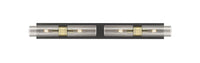 Downtown Urban Linear Bath Vanity Cast Brass