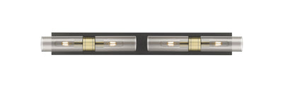 Downtown Urban Linear Bath Vanity Cast Brass