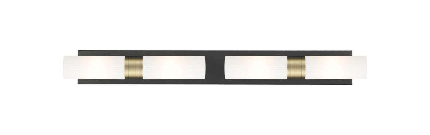 Downtown Urban Linear Bath Vanity Cast Brass