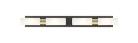 Downtown Urban Linear Bath Vanity Cast Brass