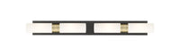 Downtown Urban Linear Bath Vanity Cast Brass