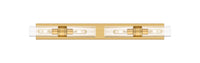 Downtown Urban Linear Bath Vanity Cast Brass