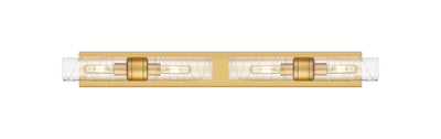 Downtown Urban Linear Bath Vanity Cast Brass
