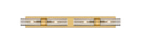 Downtown Urban Linear Bath Vanity Cast Brass