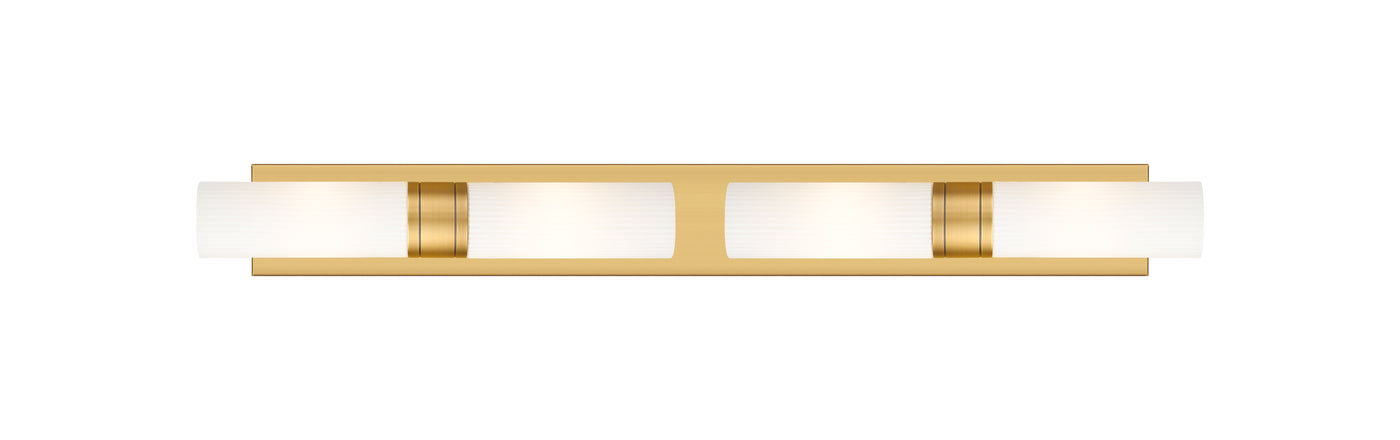 Downtown Urban Linear Bath Vanity Cast Brass