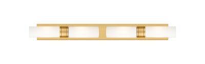Downtown Urban Linear Bath Vanity Cast Brass