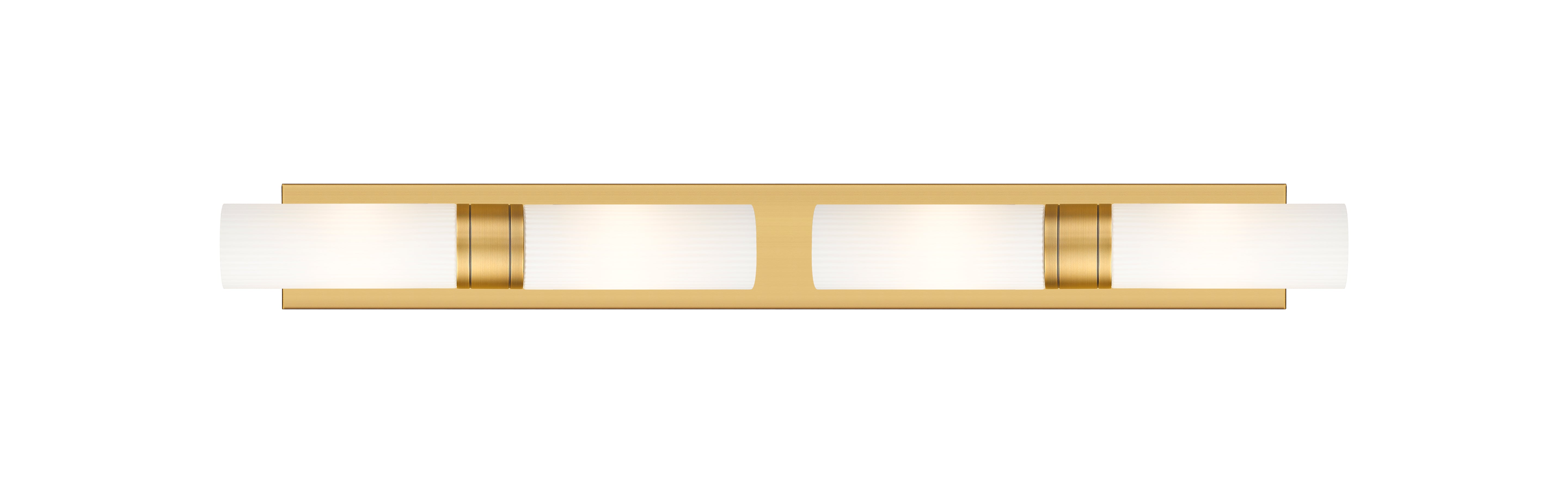 Downtown Urban Linear Bath Vanity Cast Brass