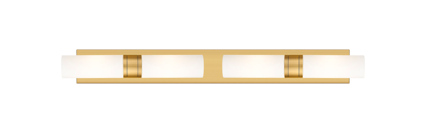 Downtown Urban Linear Bath Vanity Cast Brass