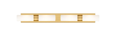 Downtown Urban Linear Bath Vanity Cast Brass