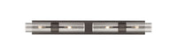Downtown Urban Linear Bath Vanity Cast Brass