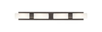 Downtown Urban Linear Bath Vanity Cast Brass