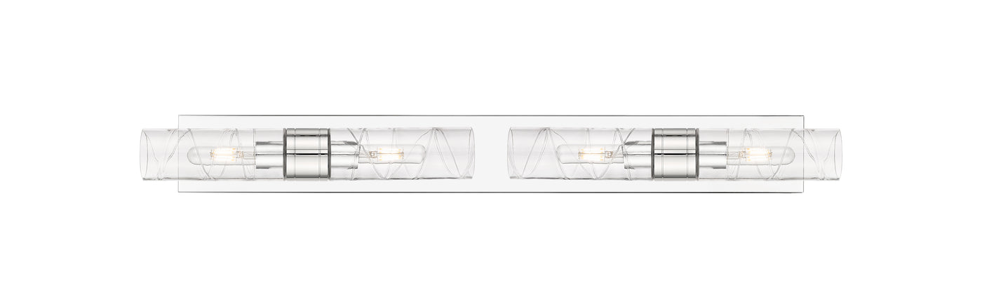 Downtown Urban Linear Bath Vanity Cast Brass