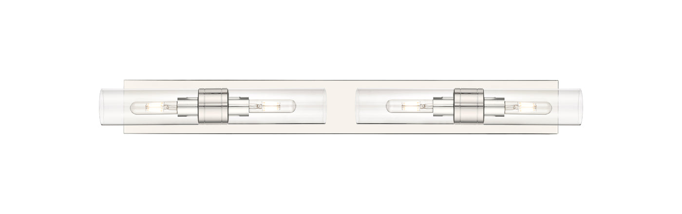 Downtown Urban Linear Bath Vanity Cast Brass