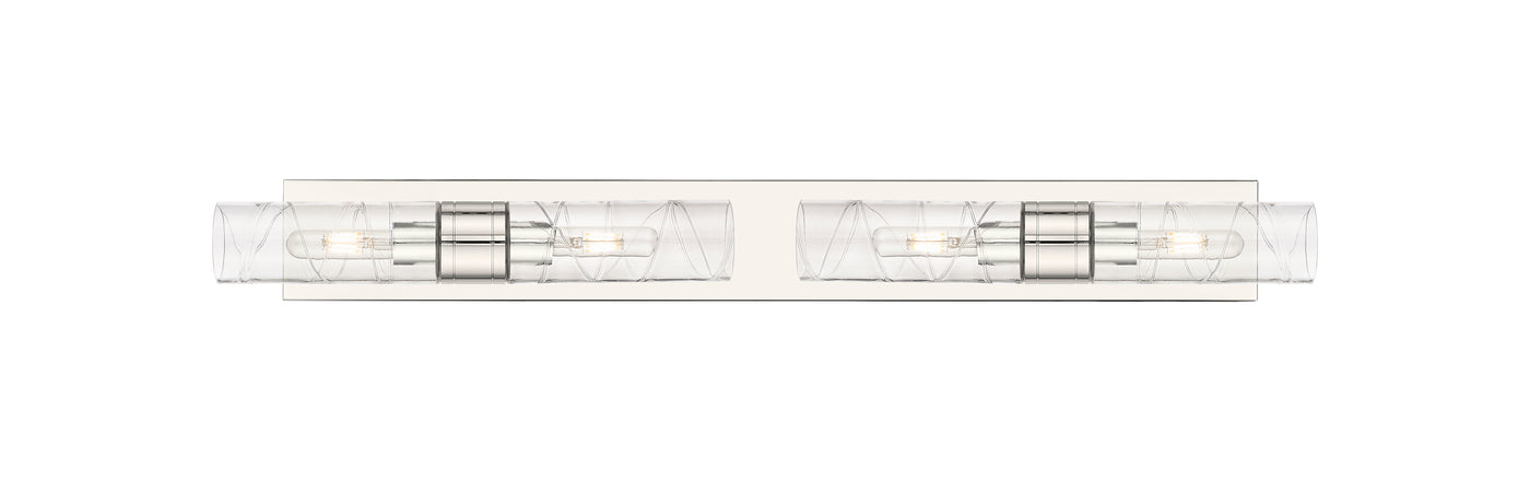Downtown Urban Linear Bath Vanity Cast Brass