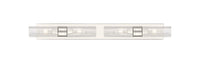Downtown Urban Linear Bath Vanity Cast Brass