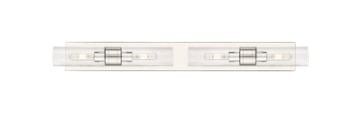 Downtown Urban Linear Bath Vanity Cast Brass