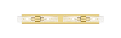 Downtown Urban Linear Bath Vanity Cast Brass