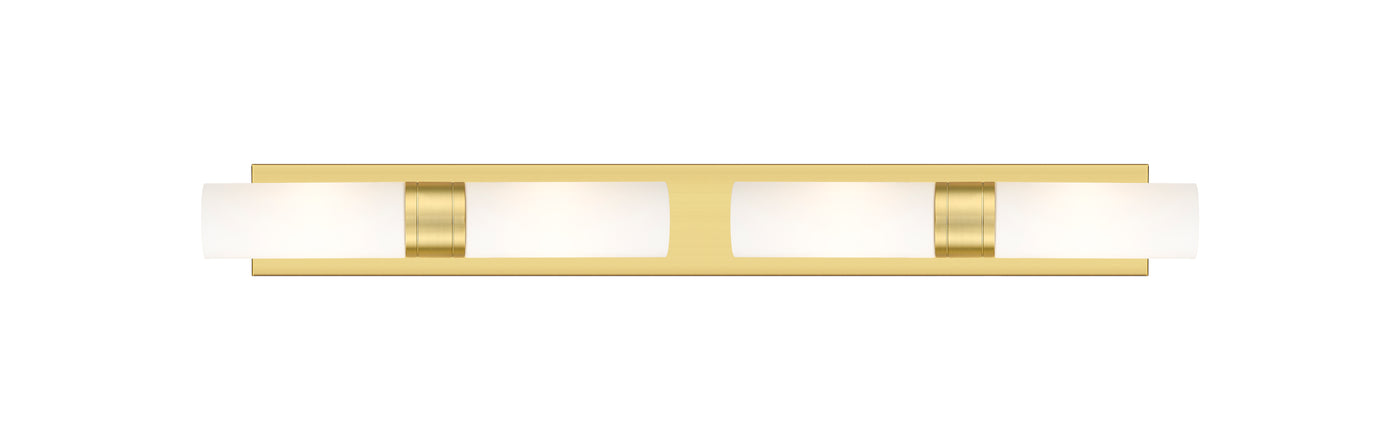 Downtown Urban Linear Bath Vanity Cast Brass