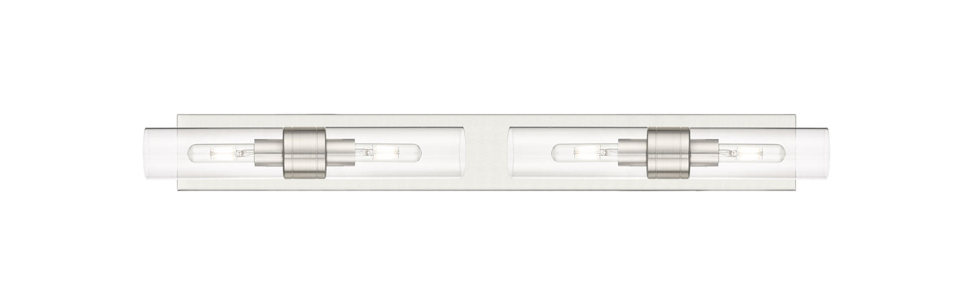 Downtown Urban Linear Bath Vanity Cast Brass