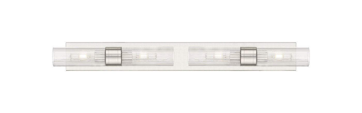 Downtown Urban Linear Bath Vanity Cast Brass