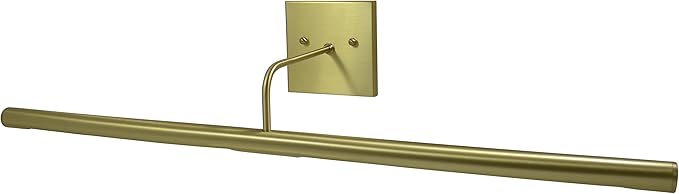 28-inch Slim-Line Satin Brass Direct Wire Picture Light