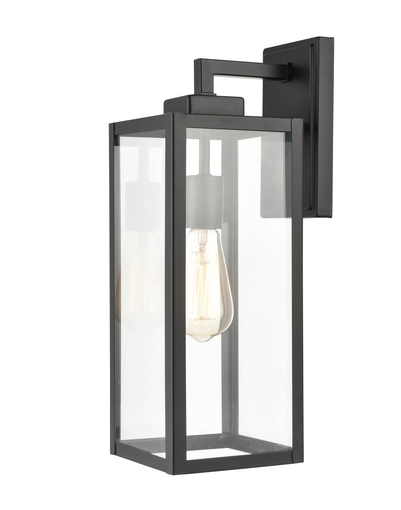 6''  Powder Coated Black 1 Light Wall Sconce