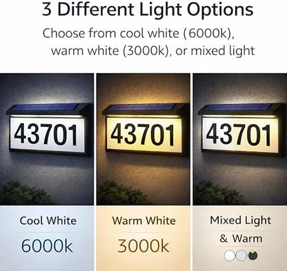 Outdoor Waterproof IP65 Solar Address Sign