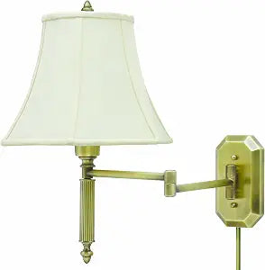 12-inch Arm Antique Brass Wall Swing Lamp